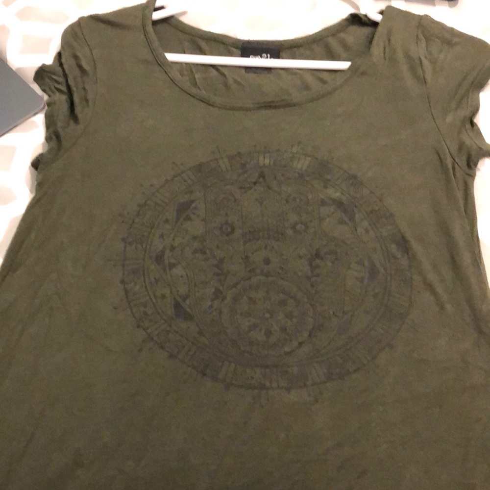 green madella shirt